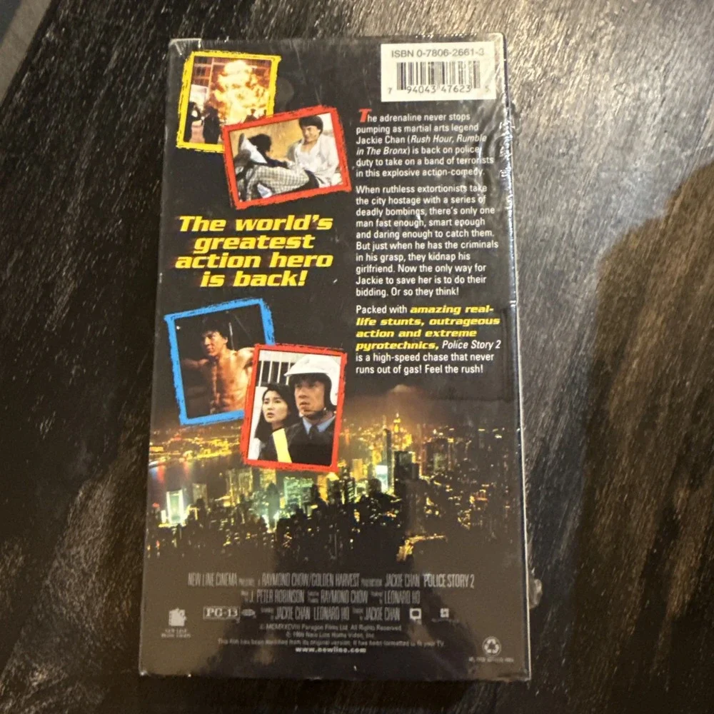 Police Story 2 (VHS, 1988) Jackie Chan Martial Arts